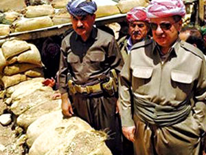 Barzani bayramın ilk günü cephede