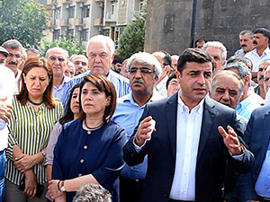 Demirtaş Şeyh Said Meydanı'ndan ateşkes çağrısı yaptı