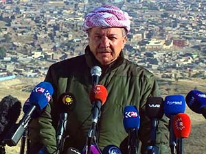 Mesud Barzani: Şengal'in kurtarıldığını müjdeliyorum