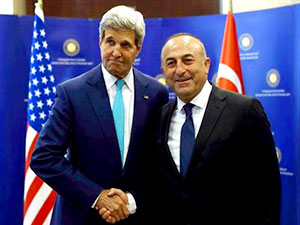 Çavuşoğlu, Kerry'le Musul'u görüştü