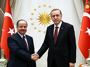 Mesud Barzani, Erdoğan ile görüştü