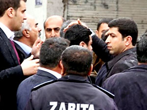 Cizre'de Demirtaş'a polis müdahalesi