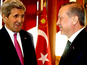 Cumhurbaşkanı Erdoğan, John Kerry ile görüştü