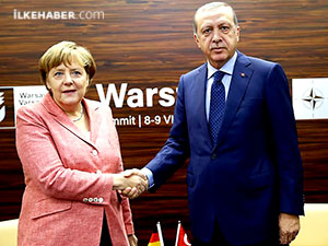 Erdoğan ile Merkel arasında kritik görüşme