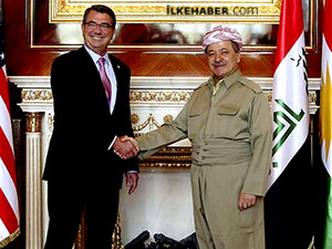 Ashton Carter’dan Mesud Barzani’ye telefon