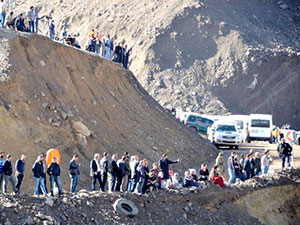 Siirt Şirvan'a 5 işçinin cenazesine ulaşıldı