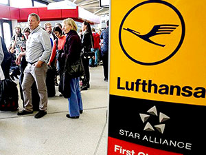 Lufthansa'da grev: 876 uçuş iptal edildi