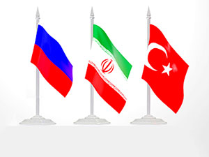 Moskova'da Türkiye, Rusya ve İran buluşması