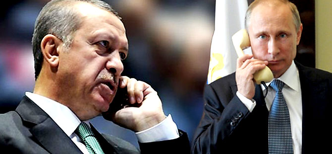 Erdoğan ve Putin telefonda görüştü