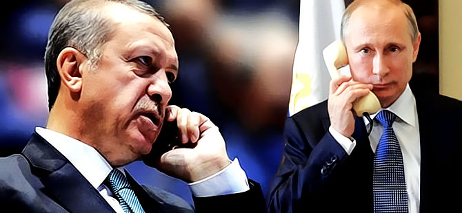 Erdoğan ile Putin arasında telefon görüşmesi