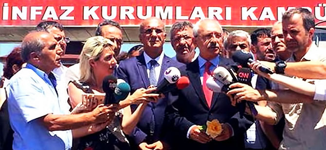 Kılıçdaroğlu, Enis Berberoğlu'nu ziyaret etti