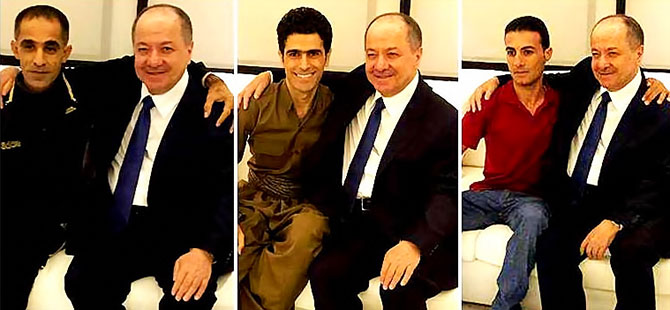 Mesud Barzani tedavi gören Peşmergeleri ziyaret etti