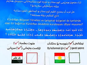 Referandum için 4 dilde pusula basıldı