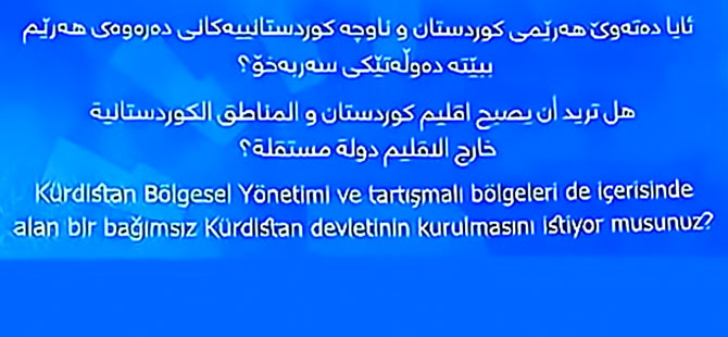 Referandum için 4 dilde pusula basıldı