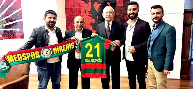 Amedspor taraftar grubu Kılıçdaroğlu ve HDP'yi ziyaret etti