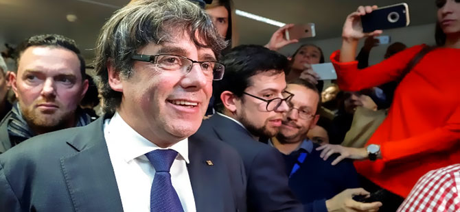 Puigdemont cezaevinden çıktı