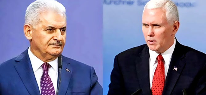 Yıldırım, Beyaz Saray'da Pence ile görüştü