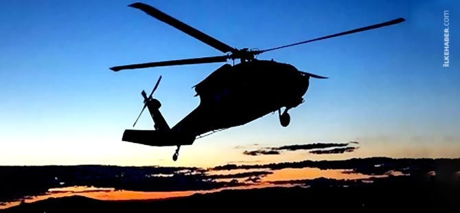 Irak ordusuna ait helikopter düştü: 7 ölü