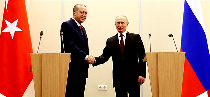 Erdoğan: Putin'le Suriye'de siyasi çözüm için mutabıkız