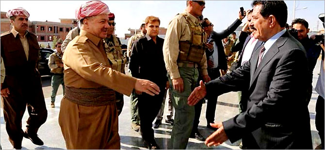 Barzani'den Kosret Resul'e geçmiş olsun telefonu