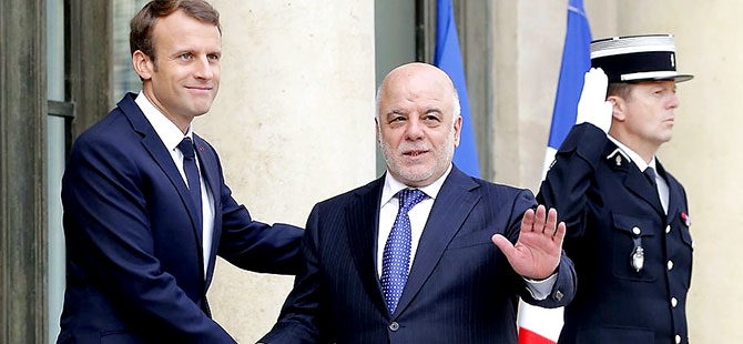 Macron'dan Abadi'ye telefon