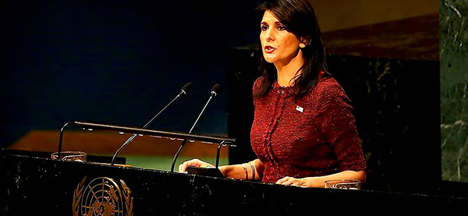 ABD'nin BM Daimi Temsilcisi Nikki Haley istifa etti