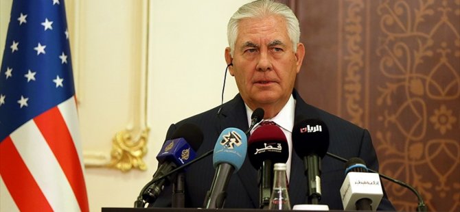 ABD Dışişleri Bakanı Tillerson'dan Trump'a destek