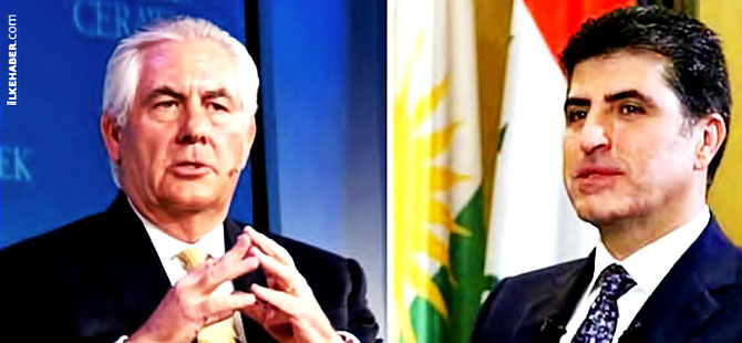 Neçirvan Barzani, Rex Tillerson ile görüştü