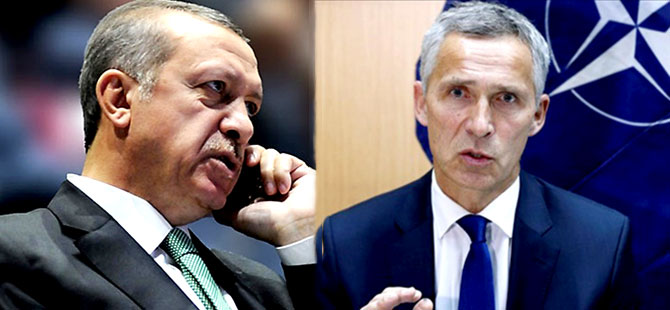 Erdoğan NATO Genel Sekreteri’yle Suriye’yi konuştu