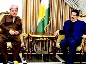 Barzani’den Kosret Resul’a geçmiş olsun ziyareti