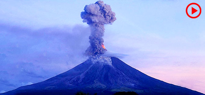 Mayon Yanardağı'nda 24 saatte 6 patlama