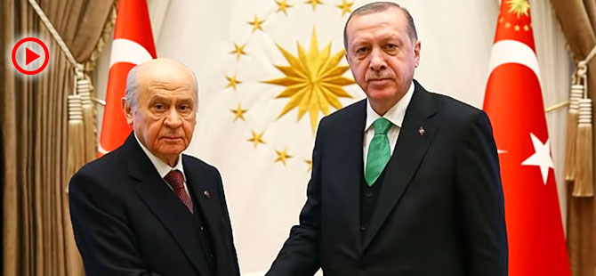 Erdoğan ve Bahçeli'nin ittifak görüşmesi sona erdi