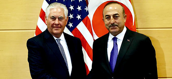 Çavuşoğlu, Tillerson ile görüştü