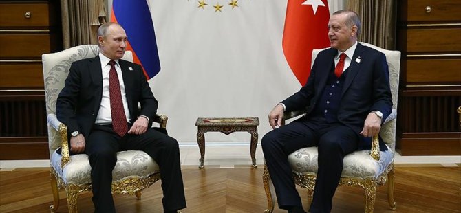 Erdoğan ile Putin baş başa görüştü