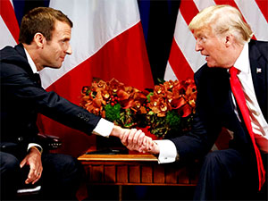 Trump ve Macron'un 'İran ve Rusya' çatlağı