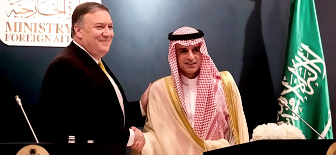 Pompeo'nun ilk ziyareti Suudi Arabistan’a