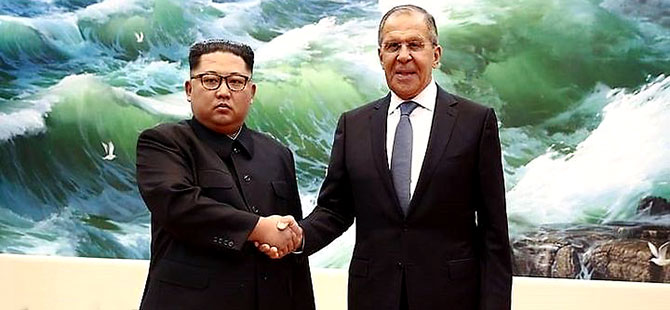 Lavrov, Kuzey Kore lideri Kim ile görüştü