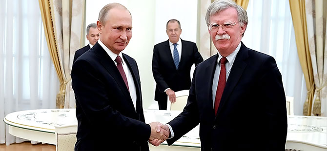 Putin, Trump'ın Güvenlik Danışmanı Bolton ile görüştü