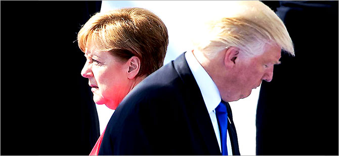 Merkel’den Trump’a: Almanya bağımsız bir ülke