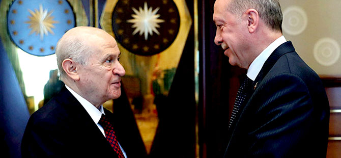 Erdoğan, Bahçeli ile görüştü