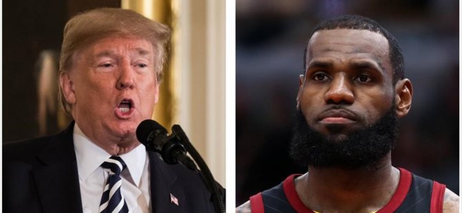 Trump'tan LeBron James'e 'aptal' göndermesi