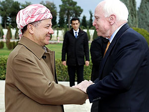 Barzani'den John McCain için başsağlığı mesajı