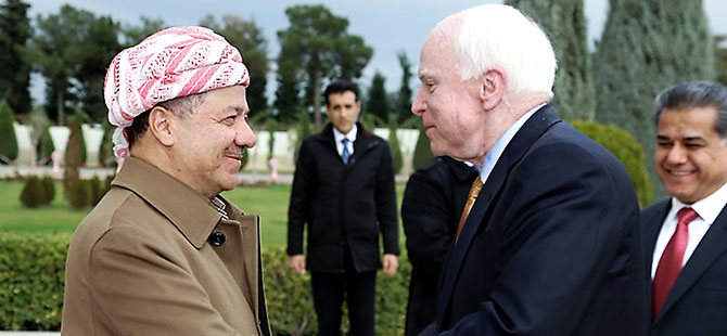 Barzani'den John McCain için başsağlığı mesajı