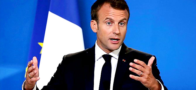 Macron’da Türkiye’ye: IŞİD’le bağlantılı gruplarla çalışıyorlar