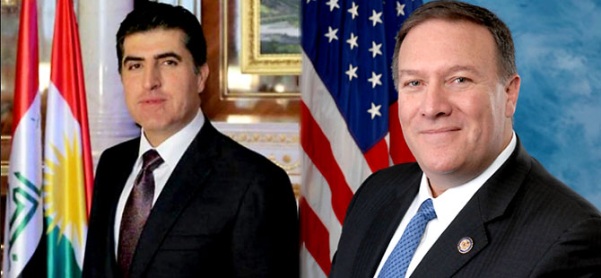 Pompeo’dan Neçirvan Barzani’ye tebrik telefonu