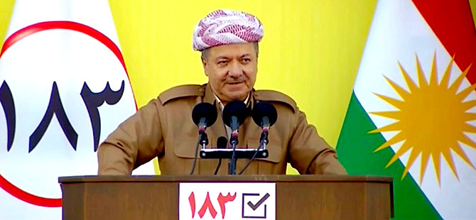 Mesud Barzani: Geleceğe yürüyün ve asla boyun eğmeyin!