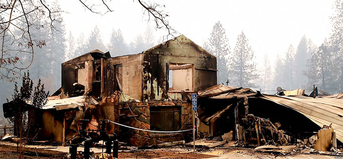 California'daki yangınlarda ölü sayısı yükseliyor