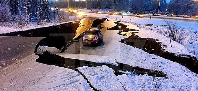 Alaska’da 7 büyüklüğünde deprem