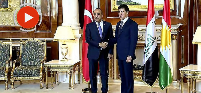 Neçirvan Barzani, Çavuşoğlu ile görüştü