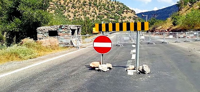 Hakkari'de 5 bölge 15 gün süreyle yasaklandı